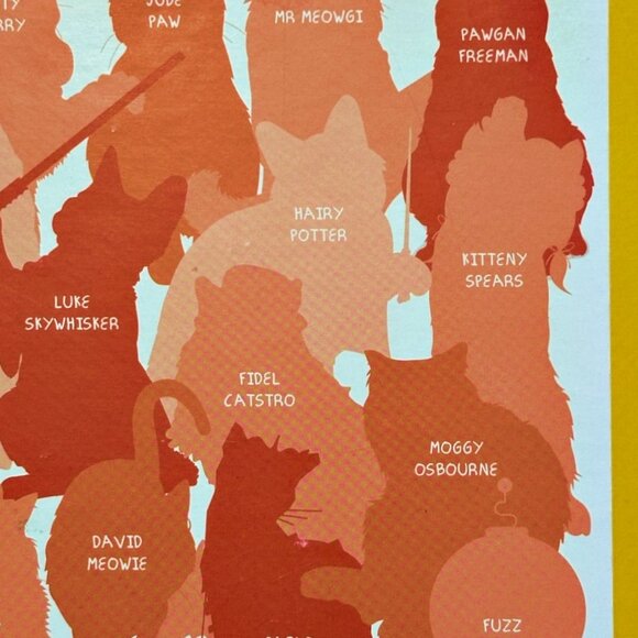 Celebri Cats 1000 Piece Jigsaw Puzzle with Poster Ginger Fox MINT - COMPLETE - Picture 9 of 12